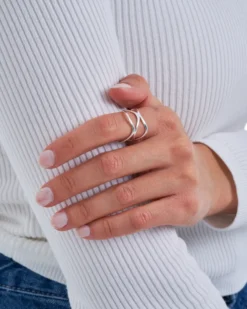 Bijou Brigitte Bague - Silver Spiral