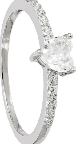Bijou Brigitte Bague - Silvery Heart Clearance
