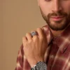Bijou Brigitte Bague - Steel Compass Discount