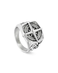 Bijou Brigitte Bague - Steel Compass Discount