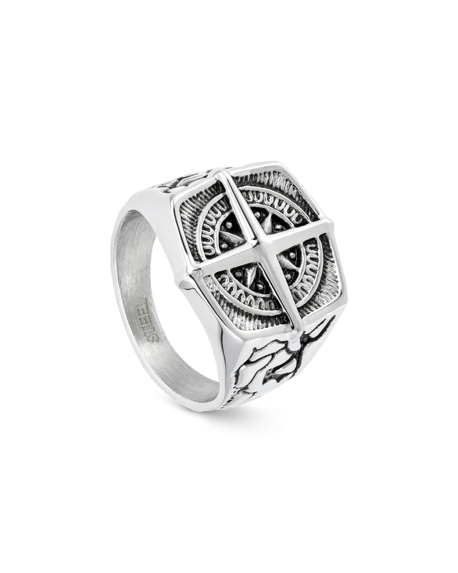 Bijou Brigitte Bague - Steel Compass Discount
