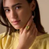 Bijou Brigitte Bague - Steel Turquoise