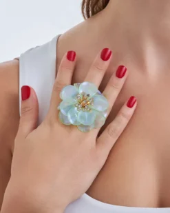Bijou Brigitte Bague - Transparent Green New