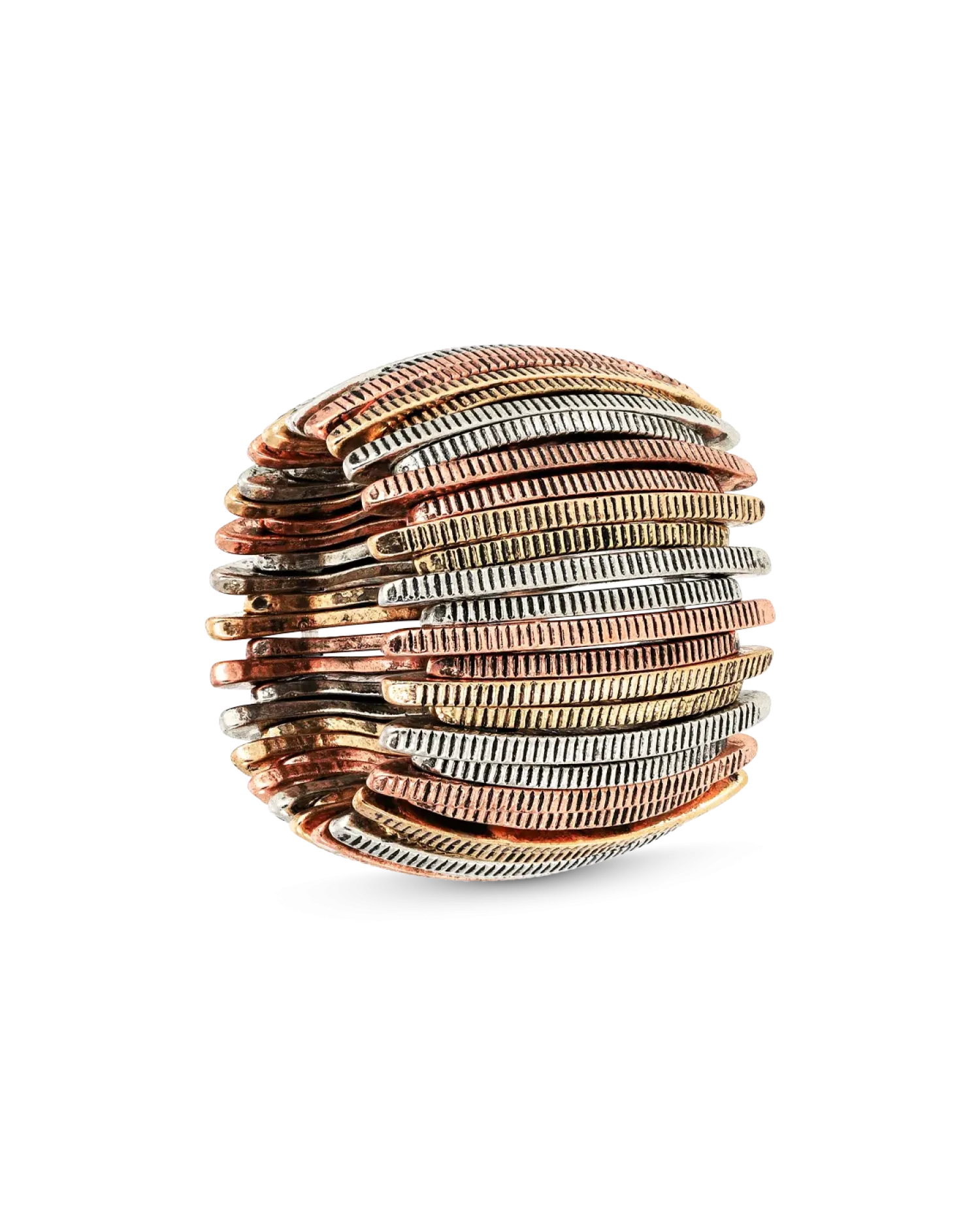 Bijou Brigitte Bague - Tricolour Stripes New