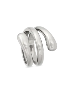 Bijou Brigitte Bague - Twisted Silver New