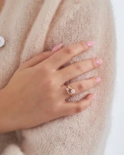 Bijou Brigitte Bague - Zirconia Floral Outlet