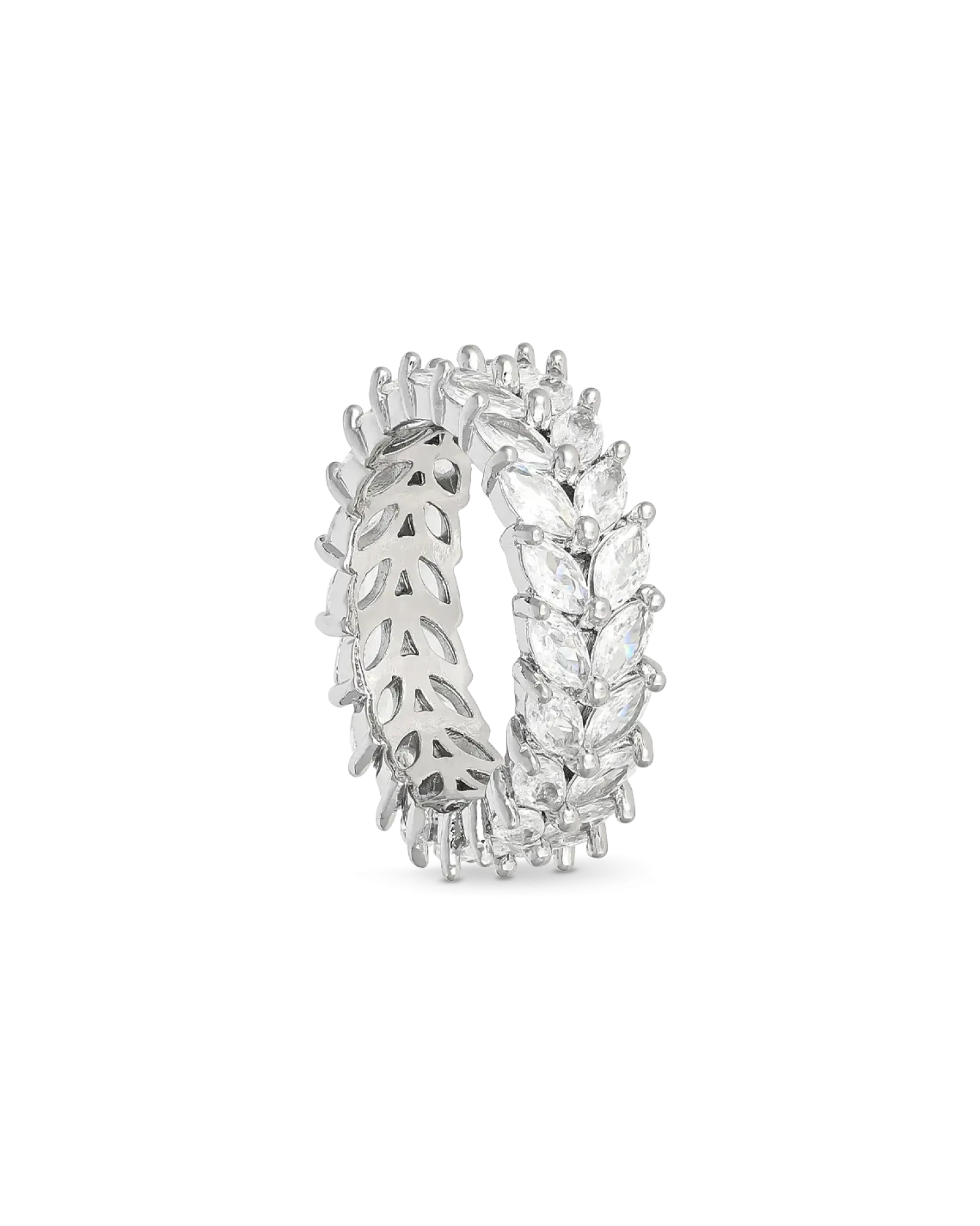 Bijou Brigitte Bague - Zirconia Leaves Clearance