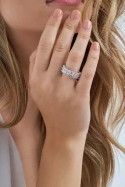 Bijou Brigitte Bague - Zirconia Leaves Clearance
