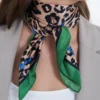 Bijou Brigitte Bandana - Green Safari Online