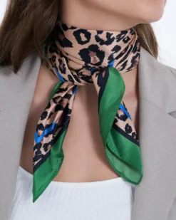 Bijou Brigitte Bandana - Green Safari Online