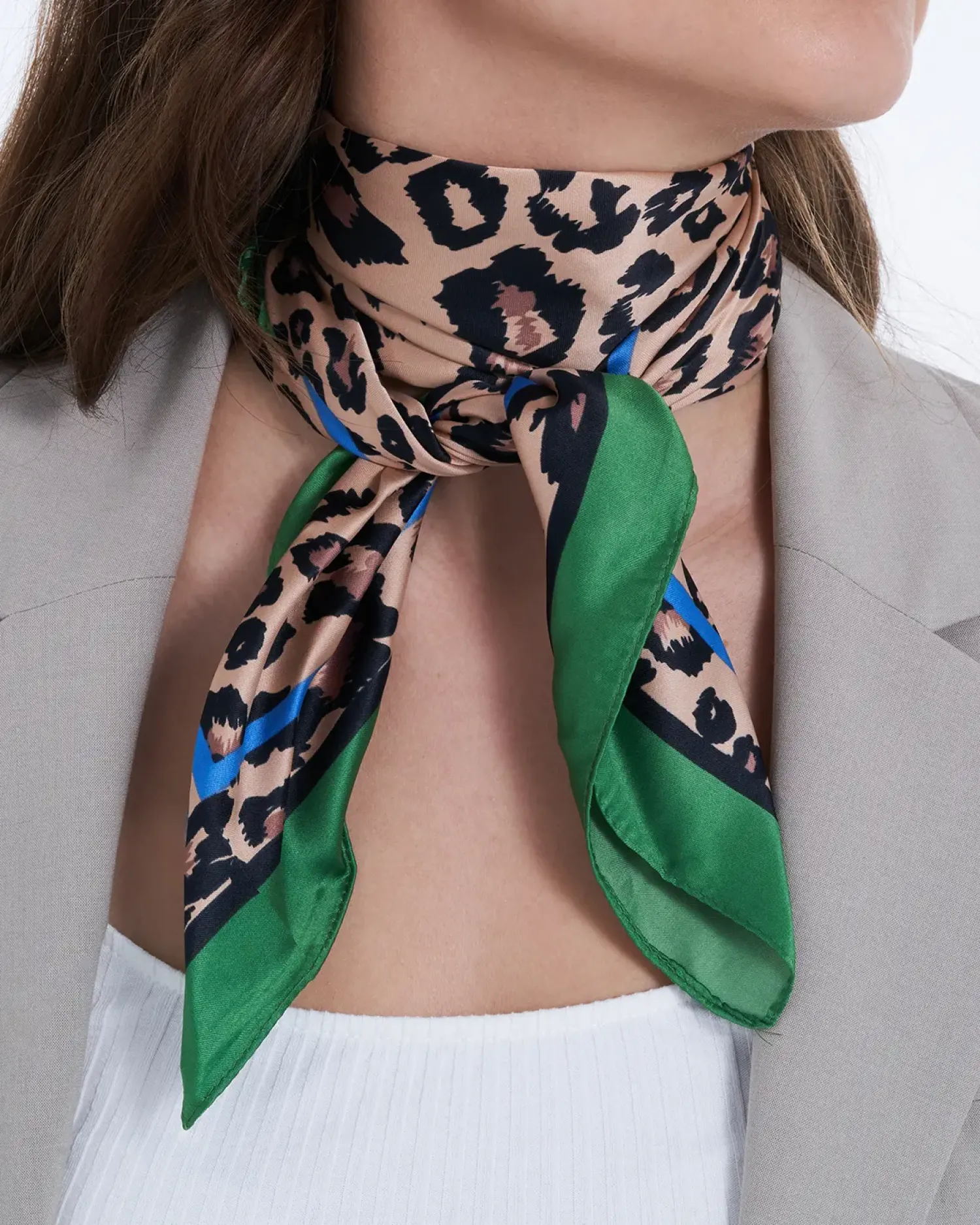 Bijou Brigitte Bandana - Green Safari Online