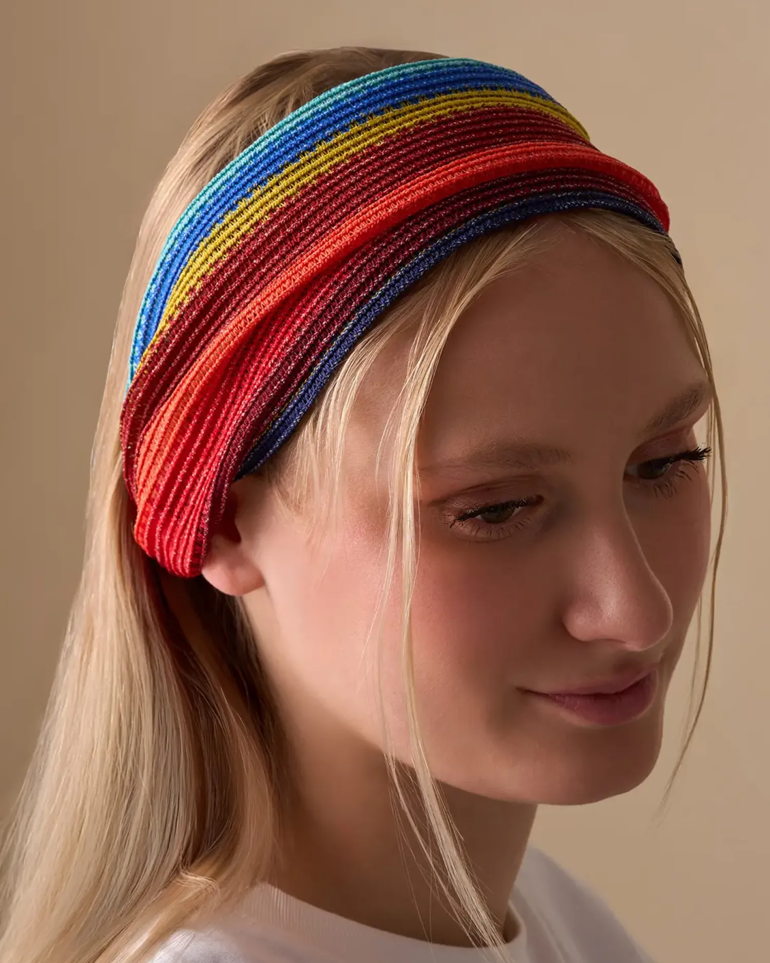 Bijou Brigitte Bandeau - Colorful Stripes New