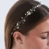 Bijou Brigitte Bandeau - Silver Flowers Online
