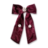 Bijou Brigitte Barrette - Burgundy Bow Discount