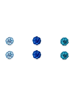 Bijou Brigitte Boucles d'oreilles argentées - Aqua Clearance