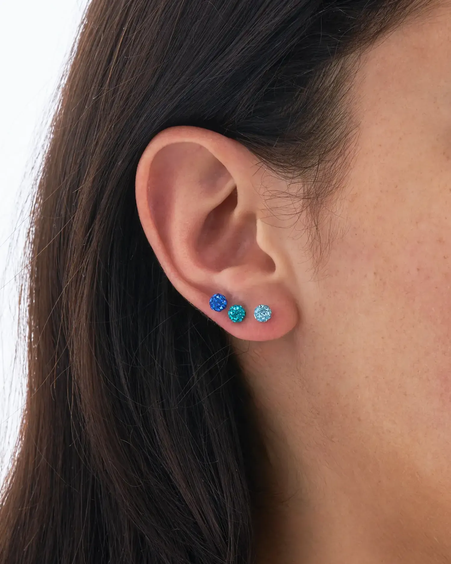 Bijou Brigitte Boucles d'oreilles argentées - Aqua Clearance