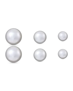 Bijou Brigitte Boucles d'oreilles argentées - Perles Best