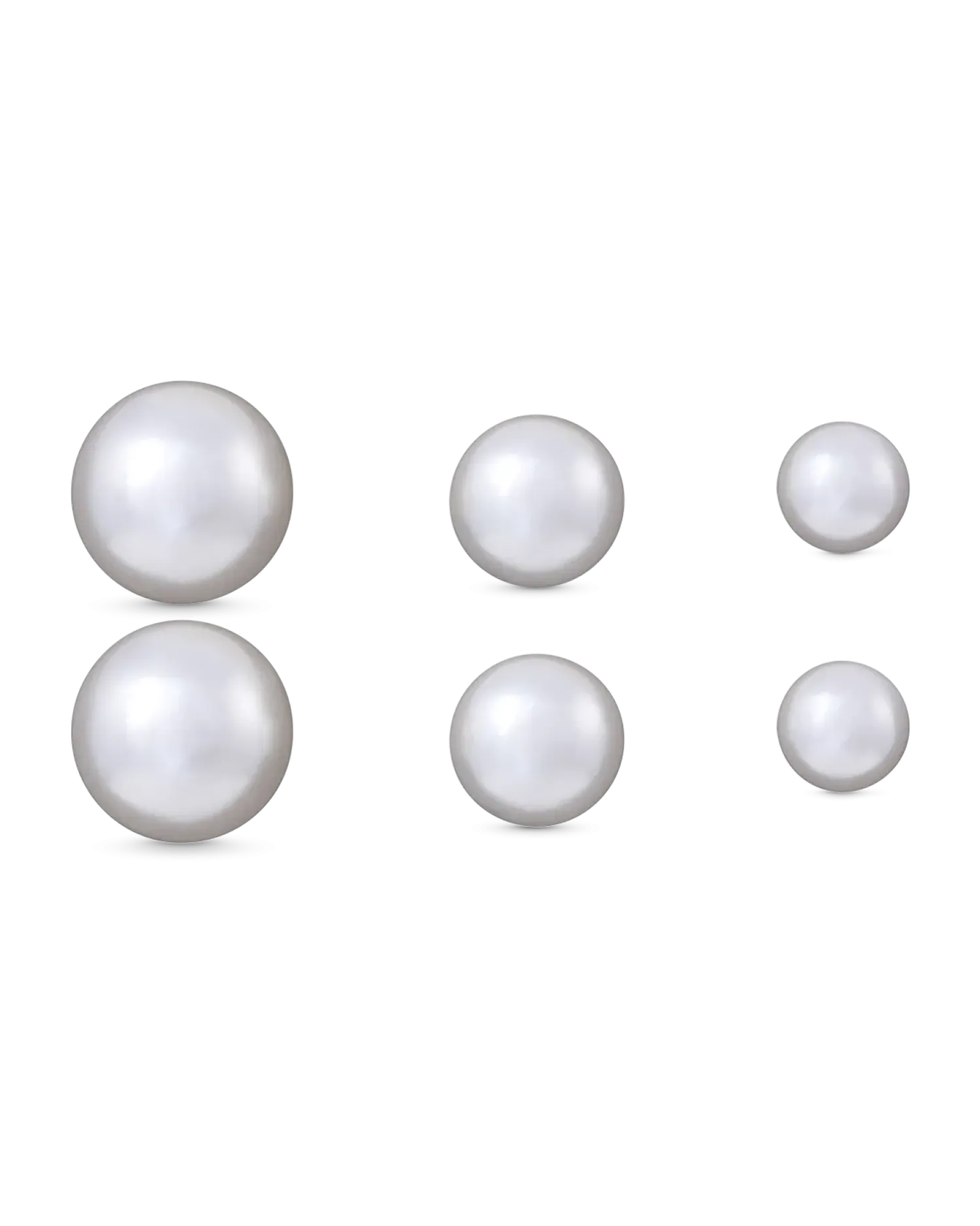 Bijou Brigitte Boucles d'oreilles argentées - Perles Best