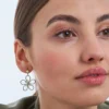 Bijou Brigitte Boucles d'oreilles - Black Bloom Outlet