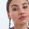 Bijou Brigitte Boucles d’oreilles - Black Rose