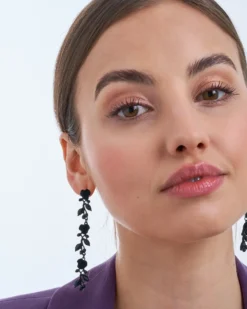 Bijou Brigitte Boucles d’oreilles - Black Rose