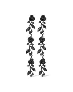 Bijou Brigitte Boucles d’oreilles - Black Rose