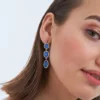 Bijou Brigitte Boucles d'oreilles - Blue Dream New