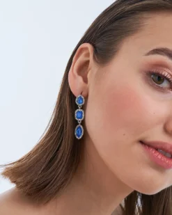 Bijou Brigitte Boucles d'oreilles - Blue Dream New