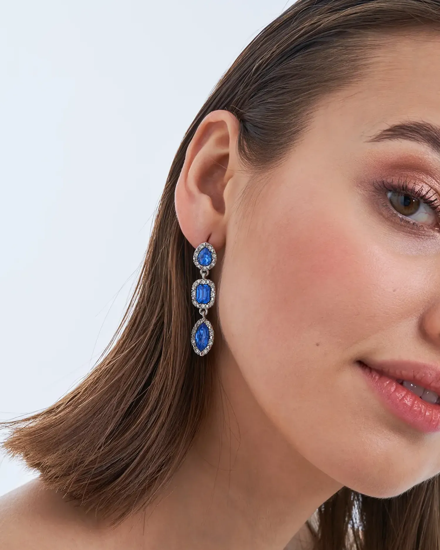 Bijou Brigitte Boucles d'oreilles - Blue Dream New