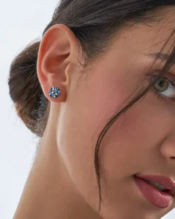 Bijou Brigitte Boucles d'oreilles - Blue Emotion Sale