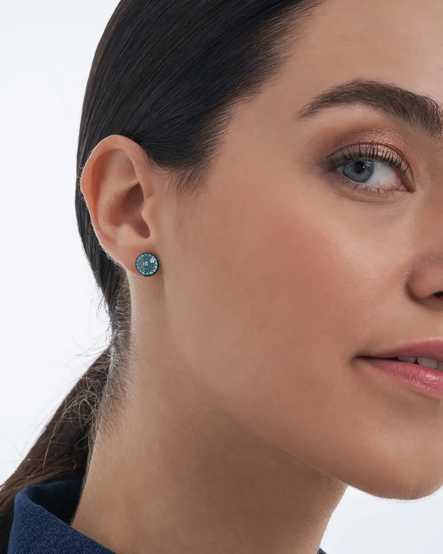 Bijou Brigitte Boucles d'oreilles - Blue Ornament Clearance