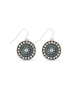 Bijou Brigitte Boucles d'oreilles - Bluish Circle Discount