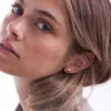 Bijou Brigitte Boucles d'oreilles - Brushed Gold Clearance