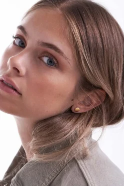 Bijou Brigitte Boucles d'oreilles - Brushed Gold Clearance