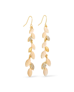 Bijou Brigitte Boucles d’oreilles - Charming Leaves Hot