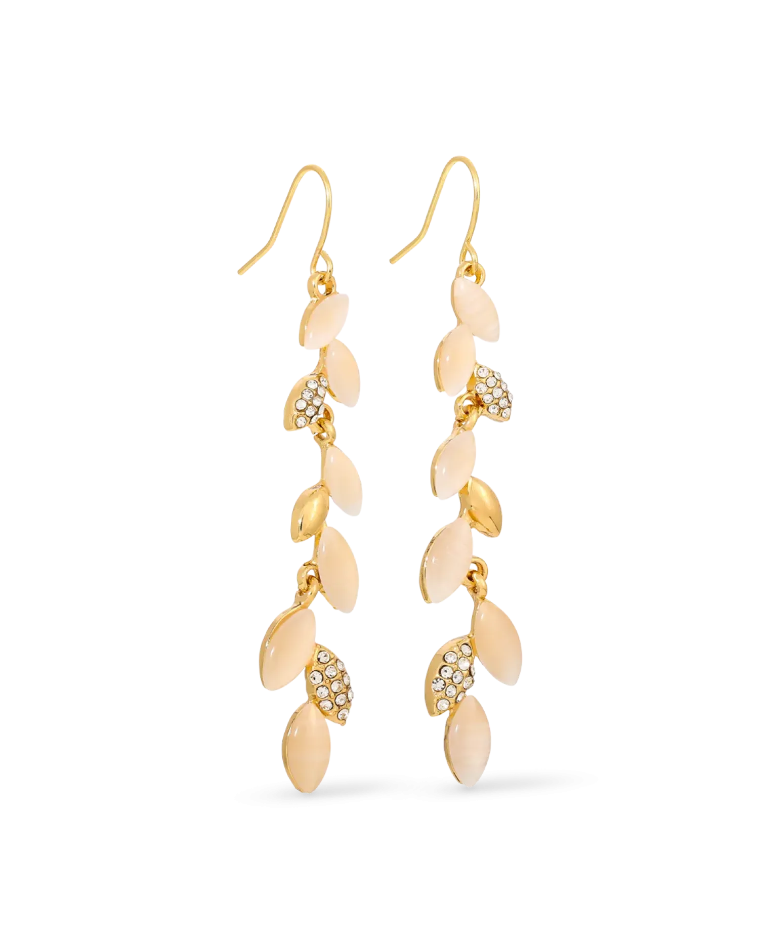 Bijou Brigitte Boucles d’oreilles - Charming Leaves Hot