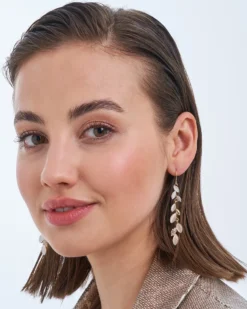 Bijou Brigitte Boucles d’oreilles - Charming Leaves Hot