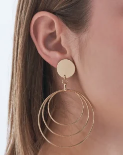Bijou Brigitte Boucles d’oreilles clips - «Anneaux» Sale