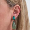 Bijou Brigitte Boucles d'oreilles clips - Awesome Agate