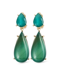 Bijou Brigitte Boucles d'oreilles clips - Awesome Agate