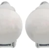 Bijou Brigitte Boucles d'oreilles clips - Belle Argent Outlet