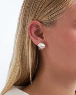 Bijou Brigitte Boucles d'oreilles clips - Belle Argent Outlet