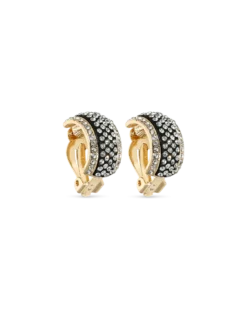 Bijou Brigitte Boucles d'oreilles clips - Black Gleam Best