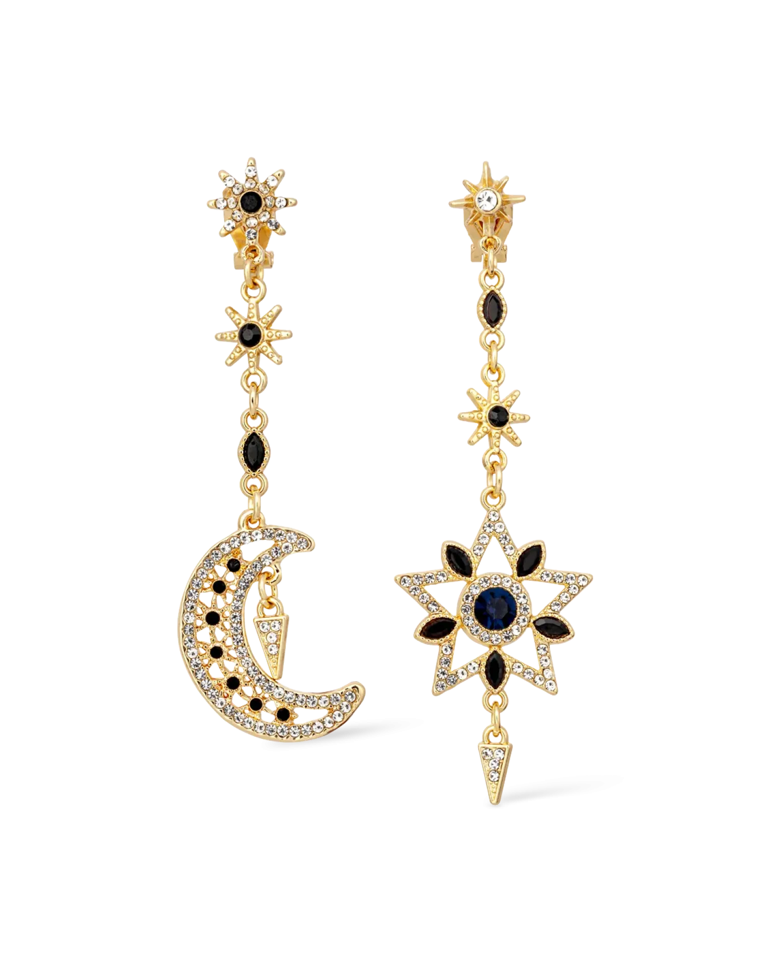 Bijou Brigitte Boucles d'oreilles clips - Black Moon Online