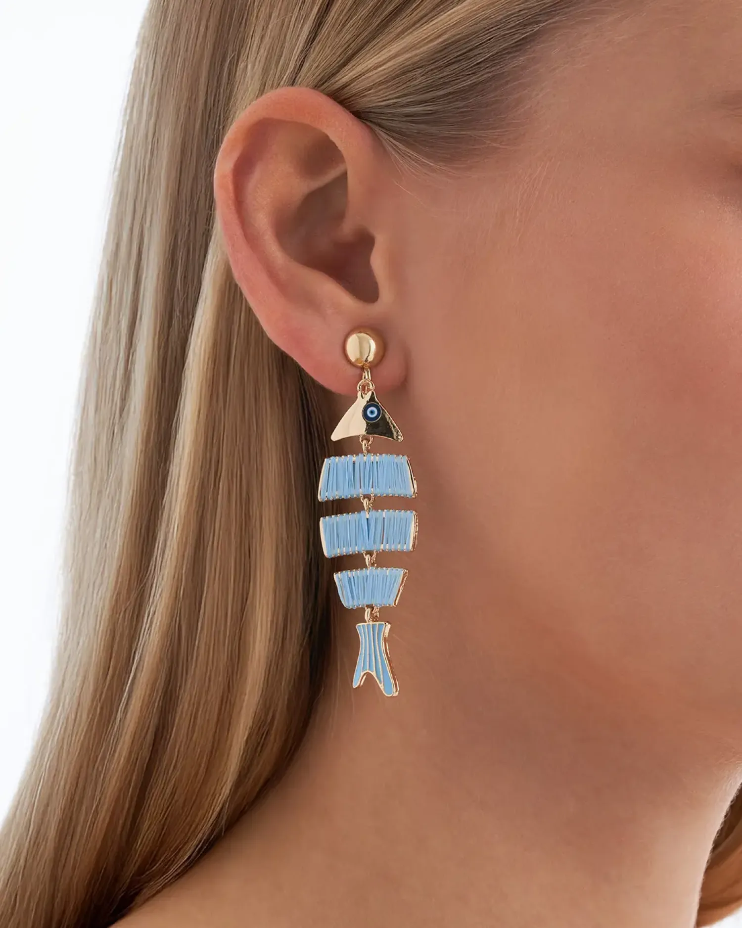 Bijou Brigitte Boucles d'oreilles clips - Blue Sea Best