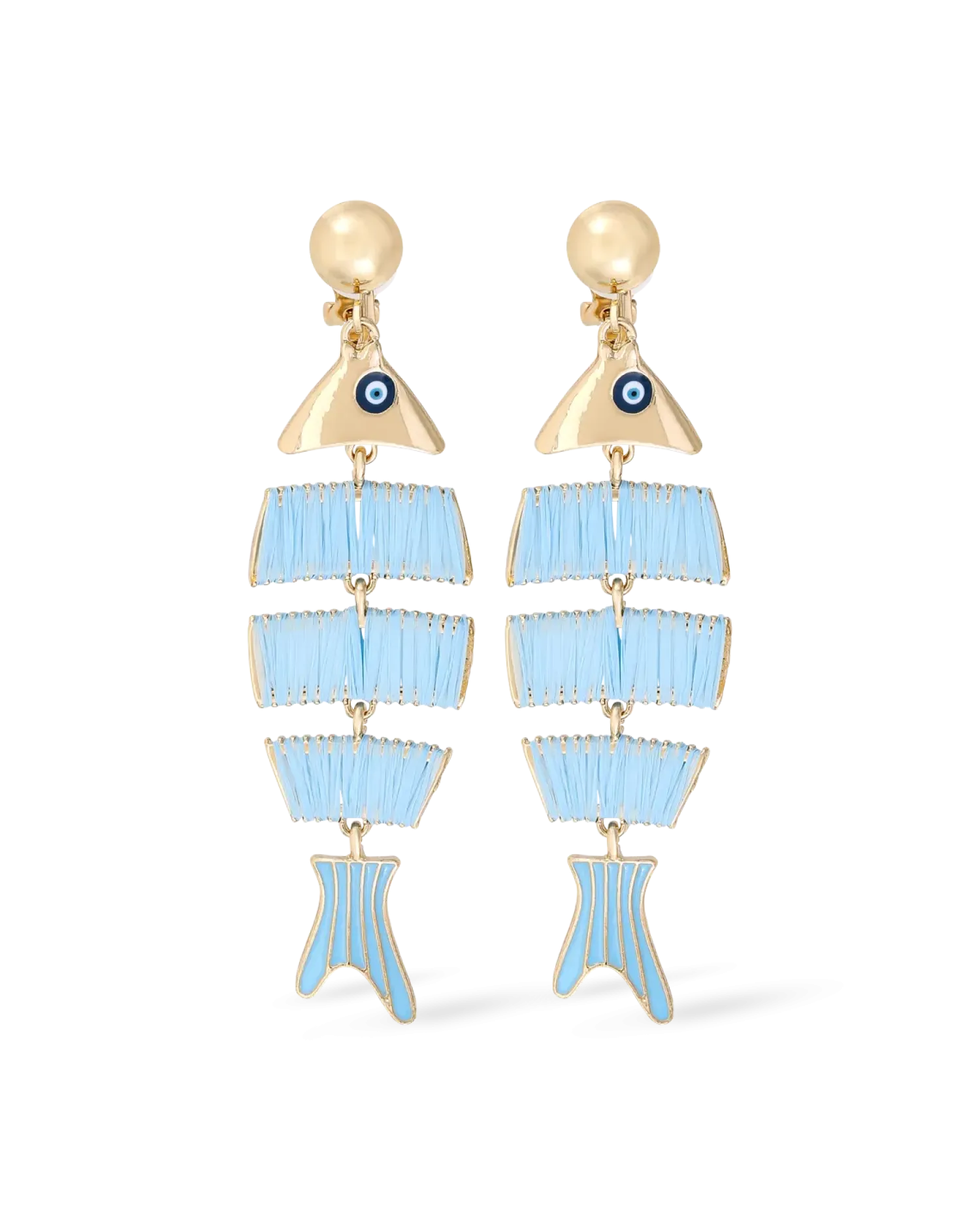 Bijou Brigitte Boucles d'oreilles clips - Blue Sea Best