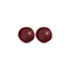 Bijou Brigitte Boucles d'oreilles clips - Burgundy Circle Sale