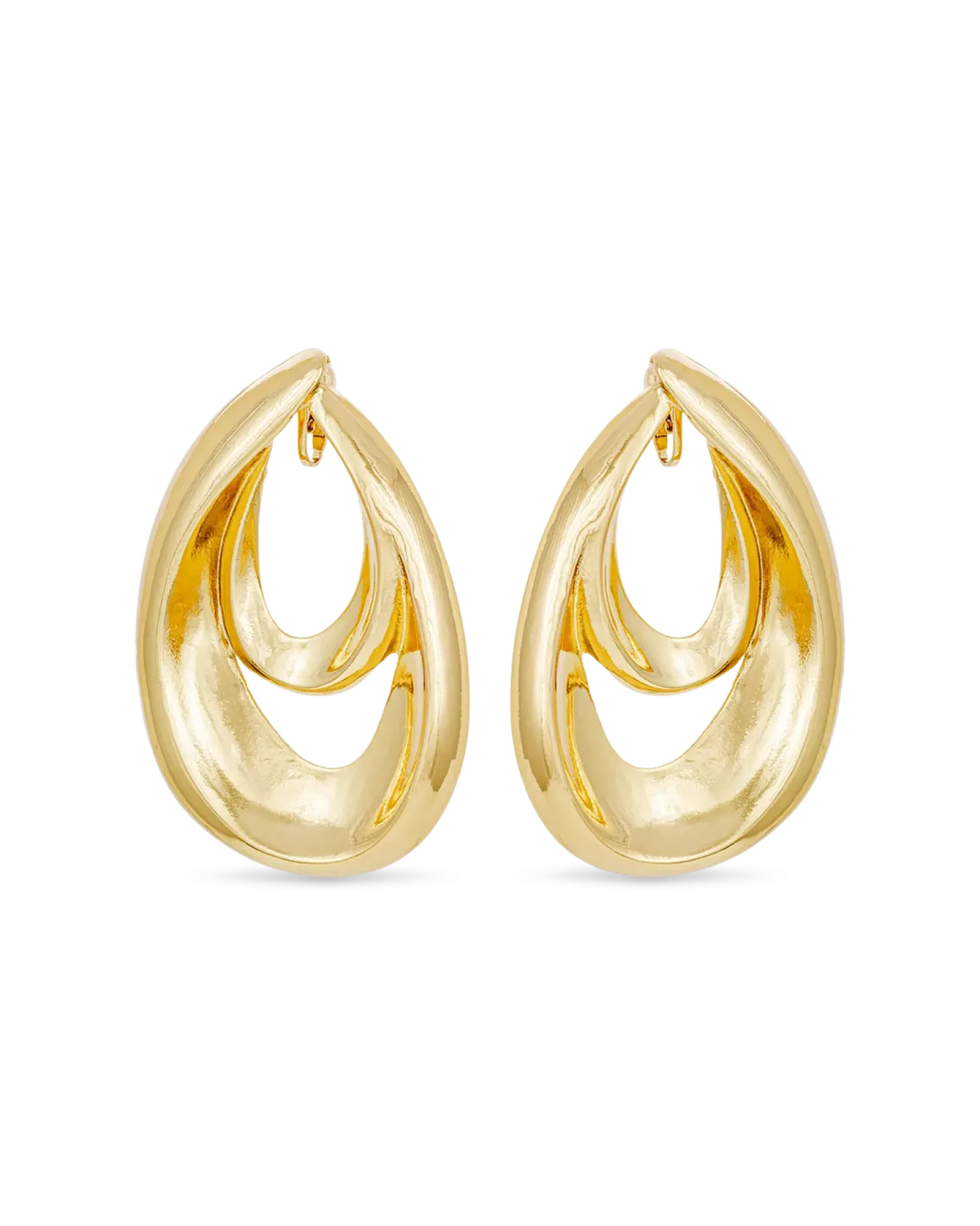 Bijou Brigitte Boucles d'oreilles clips - Duo Gleam Discount