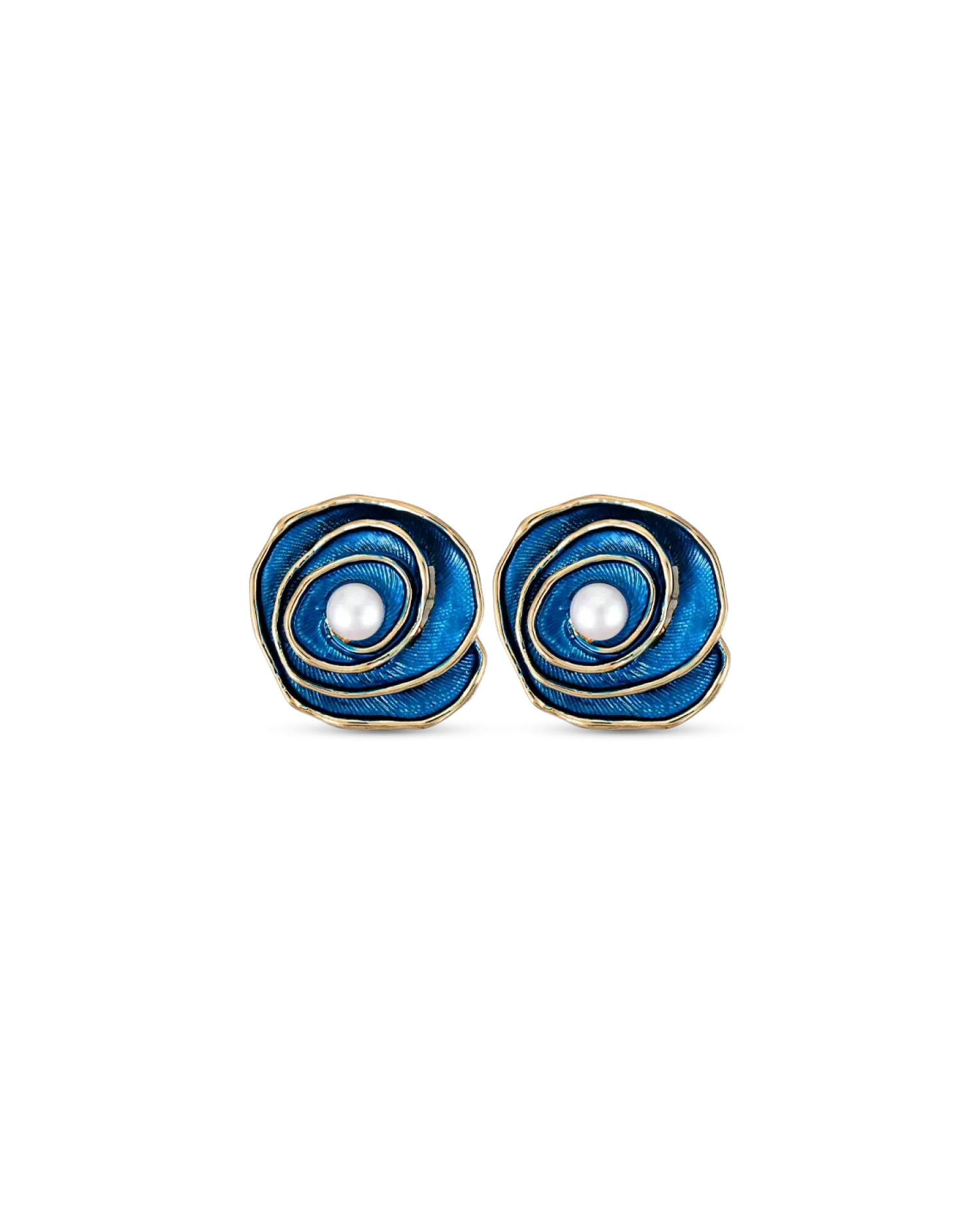Bijou Brigitte Boucles d'oreilles clips - Floral Spiral Online