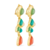 Bijou Brigitte Boucles d'oreilles clips - Geometric Vintage Online